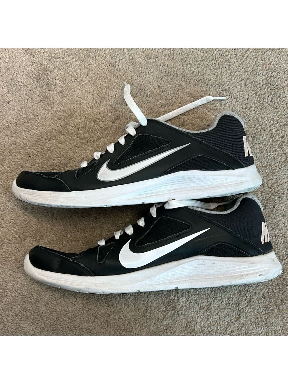 Nike Men's Nike CP Trainer Black/White Sz 10.5 swoosh logo
